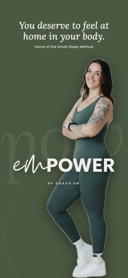 emPOWER App Store image with Coach Em